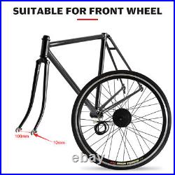 Electric Bicycle Motor Conversion Kit E Bike 20 26 28 Front Wheel Hub s L9H0