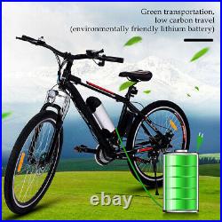 Electric Bike 26 E-Bike Electric Mountain Bicycle 21-Speed Citybike 250W 35km/h