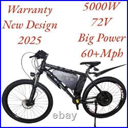 Electric Bike 5000W 72V 60+Mph E-Bike (1500W 1000W 2000W 3000W 5000W)