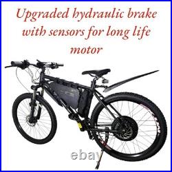 Electric Bike 5000W 72V 60+Mph E-Bike (1500W 1000W 2000W 3000W 5000W)