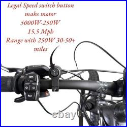 Electric Bike 5000W 72V 60+Mph E-Bike (1500W 1000W 2000W 3000W 5000W)