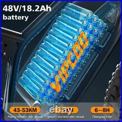 Electric Bike 750W Motor 48V 18.2Ah Fat Tire E-Bike 20x4.0 All Terrain Adult