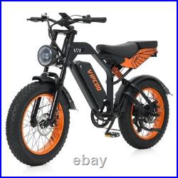 Electric Bike 750W Motor 48V 18.2Ah Fat Tire E-Bike 20x4.0 All Terrain Adult