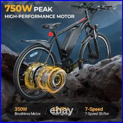 Electric Bike AOVOPRO BK520 for Adults with 250W Brushless Motor, 30Miles 25KM/H