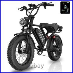 Electric Bike Adults 20 X4.0 Fat Tire, 48v 18AH Off-Road E Bike, E-Mountain Bike