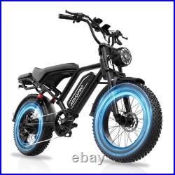 Electric Bike Adults 20 X4.0 Fat Tire, 48v 18AH Off-Road E Bike, E-Mountain Bike