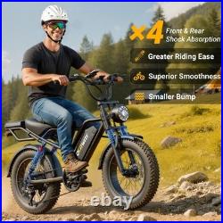 Electric Bike Adults 20 X4.0 Fat Tire, 48v 18AH Off-Road E Bike, E-Mountain Bike