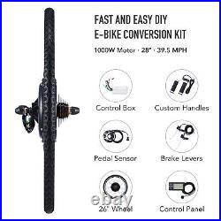Electric Bike Conversion Kit 28 Rear Wheel 1000W Hub Motor LCD PAS eBike Set
