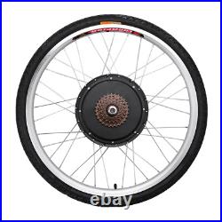 Electric Bike Conversion Kit 48V 26 Ebike Motor Hub Rear Wheel Conversion