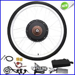 Electric Bike Conversion Kit 48V 26 inch Ebike Motor Hub Rear Wheel Conversion