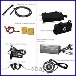 Electric Bike Conversion Kit 48V 26 inch Ebike Motor Hub Rear Wheel Conversion