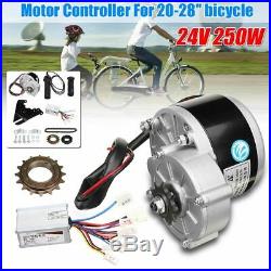 Electric Bike Conversion Kit Motor Controller Bracket Chain 20-28 inch E-Bike