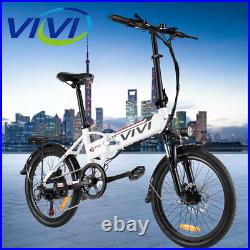 Electric Bike Folding Mountain Bike 20inch E-Bike City Bicycle 350W Motor 36V UK