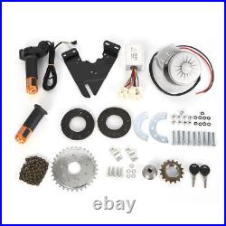 Electric Bike Left Side Drive Motor Kit Mountain Bike Conversion Custom 250W 24V