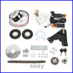 Electric Bike Left Side Drive Motor Kit Mountain Bike Conversion Custom 250W 24V