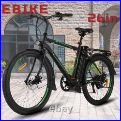 Electric Bike Mountain Bikes 26 inch Ebike 25km/h E-Citybike Bicycle Cycling 36V