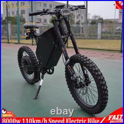 Electric Bike Stealth Bomber Bicycle Mountain E-Bike 72v 8000w Motor 110km/h 21i