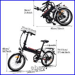Electric Bikes 20 Folding E-Bike Commuter Bicycle Citybike 250W Motor Shimano A