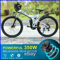 Electric Bikes 26 inch Folding E-Bike Mountain Bike 350W Motor Commuter Bicycle