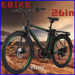 Electric Bikes 26 inch Mountain Bikes Ebike 25km/h E-Citybike 36V Bicycle Unisex