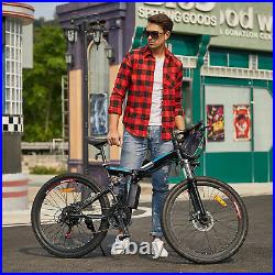 Electric Bikes Mountain Bike 26'' Folding Ebike E-Citybike Bicycle 250W 36V 8AH