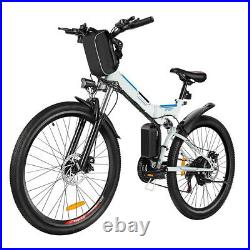 Electric Bikes Mountain Bike 26 Folding Ebike E-Citybike Bicycle 250W 36V Motor