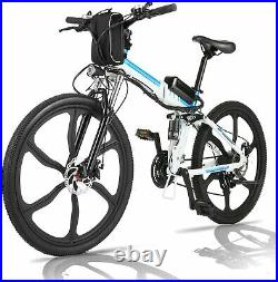 Electric Bikes Mountain Bike 26 Folding Ebike E-Citybike Bicycle 25km/h Adult A