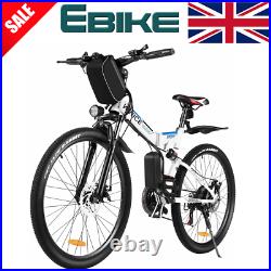 Electric Bikes Mountain Bike 26 Folding Ebike E-Citybike Bicycle 350W Motor UK