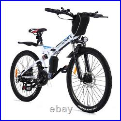 Electric Bikes Mountain Bike 26 Folding Ebike E-Citybike Bicycle 350W Motor UK