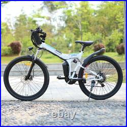 Electric Bikes Mountain Bike 26 Folding Ebike E-Citybike Bicycle 35km/h 250W UK