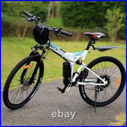 Electric Bikes Mountain Bike 26 Folding Ebike E-Citybike Bicycle 36V 350W Motor