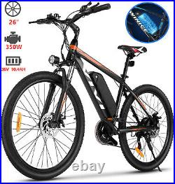 Electric Bikes Mountain Bike 26in Electric Bicycle 350w Motor E-bike For Adults