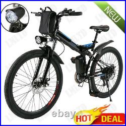 Electric Bikes Mountain Bike 26inch Folding Ebike 250W E-Citybike Bicycle Unisex