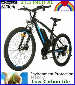 Electric Bikes Mountain Bike 27.5XL 250W E-Bike SUP-Motor City-Bicycle Blue