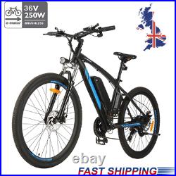 Electric Bikes Mountain Bike 27.5'' Bicycle E-bike 250W 36V Cycling Citybike UK