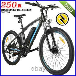 Electric Bikes Mountain Bike 27.5'' Bicycle E-bike 250W Cycling 36V LCD Citybike