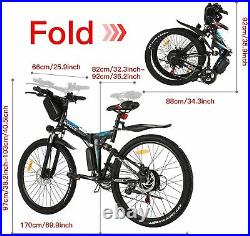 Electric Bikes Mountainbike 26 Folding E-Bike SUP-Motor City-Bicycle Cycling UK