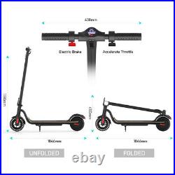 Electric Scooters 8.0 Kick Scooter Black E-scooter 250W Motor Electric Bicycle