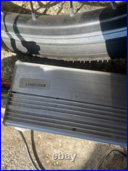 Electric bike motor with speed controller panel and finger throttle 48V 1000W