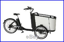 Electric cargo bike 15A battery hydraulic breaks hign torque motor assembled