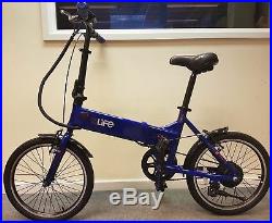 Elife Air Blue Electric Folding Bike 20inch Wheel MANUFACTURER REFURBISHED