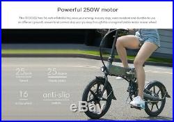 FIIDO D2 16 Inch E-Bike Folding Electric Bike with 250W Motor 36V 7.8Ah Battery