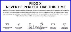 FIIDO X Folding Electric Bike 350W Motor 25km/h PEDDLE ASSIST ONLY UK seller