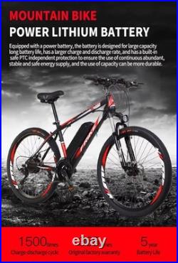 FRIKE Electric Bike 26 Mountain E-Bike 36V 10.4Ah Battery 21/27 UK Delivery