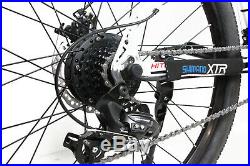 Fat Tyres White Electric Bike / E Bike / Mountain Bike & LG Cell Battery Pack