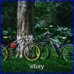 Fat tyre electric mountain bike. Powerful 1000w rear hub motor. 17amp 48v e-Bike