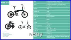 Fiido D4S electric bike bicycle Folding ebike 20 Tires 250W Motor 25km/h 10.4Ah