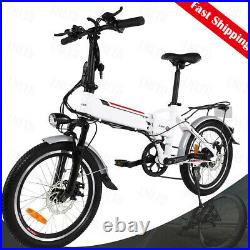 Folding Electric Bike 20 Inch Commuter E-Bike Electric Bicycle 250W Motor 7Speed