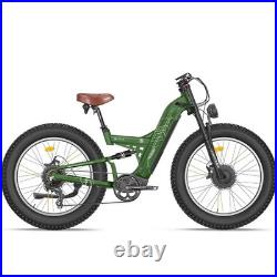 Freesky M530 Dual Motor Electric Mountain Bicycle 48V 30Ah 26in Fat Tire E-Bike