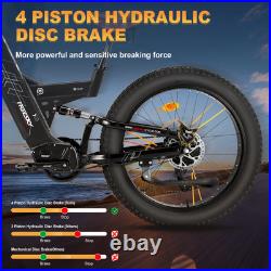 Freesky M530 Dual Motor Electric Mountain Bicycle 48V 30Ah 26in Fat Tire E-Bike